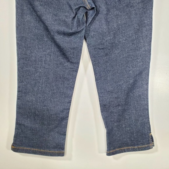 DKNY Jeans Dark Wash Cropped Soho Capri Blue Jeans Size 4 - Picture 7 of 10